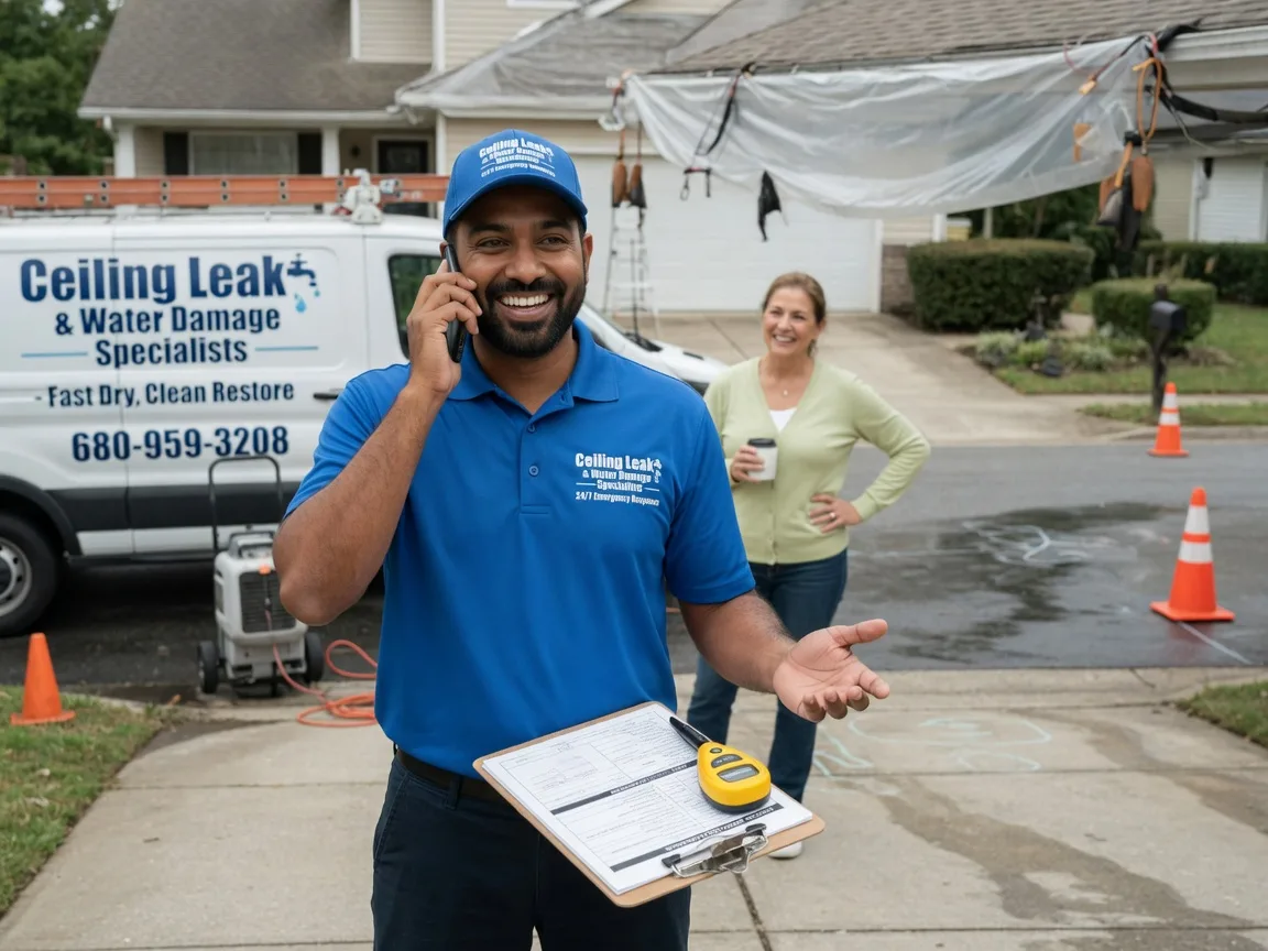 Ceiling Leak Cleanup Kershaw, SC FAQs